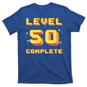 Born In 1971 Level 50 Complete 50th Birthday Retro Gaming Gift T-Shirt