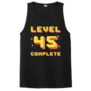 Born In 1976 Level 45 Complete 45th Birthday Retro Gaming Gift PosiCharge Competitor Tank