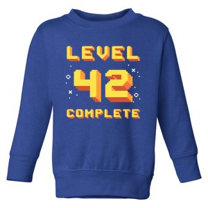 Born In 1979 Level 42 Complete 42th Birthday Retro Gaming Gift Toddler Sweatshirt