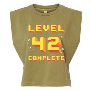 Born In 1979 Level 42 Complete 42th Birthday Retro Gaming Gift Garment-Dyed Women's Muscle Tee