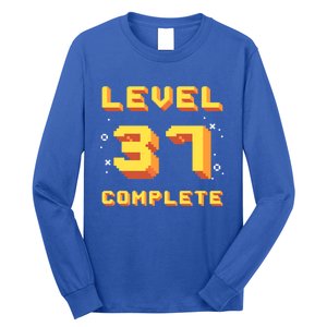 Born In 1984 Level 37 Complete 37th Birthday Retro Gaming Meaningful Gift Long Sleeve Shirt