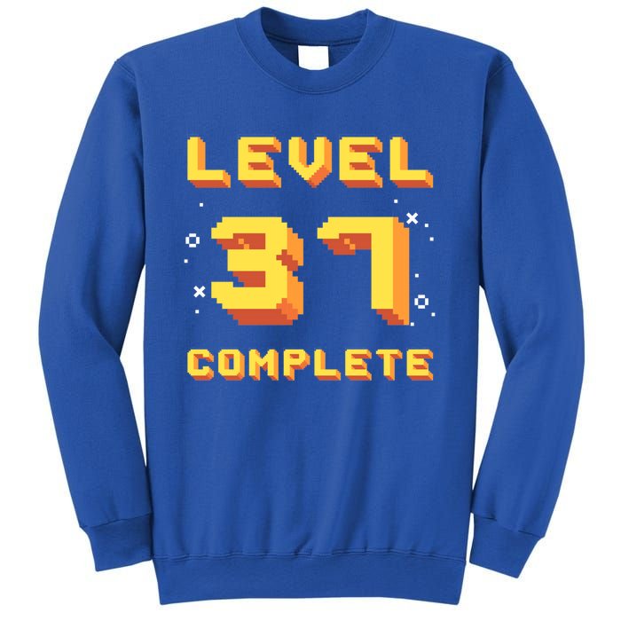 Born In 1984 Level 37 Complete 37th Birthday Retro Gaming Meaningful Gift Sweatshirt