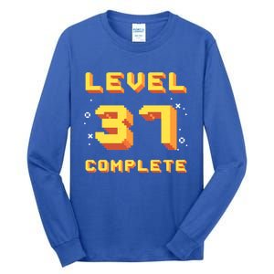 Born In 1984 Level 37 Complete 37th Birthday Retro Gaming Meaningful Gift Tall Long Sleeve T-Shirt