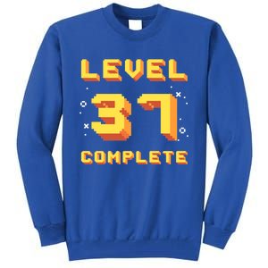 Born In 1984 Level 37 Complete 37th Birthday Retro Gaming Meaningful Gift Tall Sweatshirt