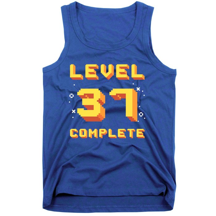 Born In 1984 Level 37 Complete 37th Birthday Retro Gaming Meaningful Gift Tank Top