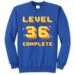 Born In 1985 Level 36 Complete 36th Birthday Retro Gaming Gift Sweatshirt