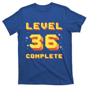 Born In 1985 Level 36 Complete 36th Birthday Retro Gaming Gift T-Shirt