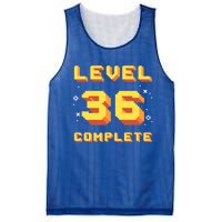 Born In 1985 Level 36 Complete 36th Birthday Retro Gaming Gift Mesh Reversible Basketball Jersey Tank