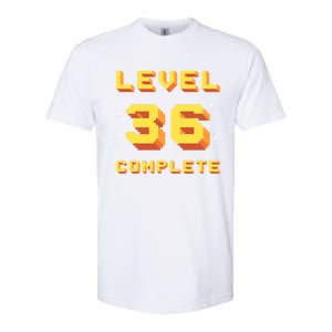 Born In 1985 Level 36 Complete 36th Birthday Retro Gaming Gift Softstyle CVC T-Shirt