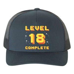 Born In 2003 Level 18 Complete 18th Birthday Retro Gaming Gift Yupoong Adult 5-Panel Trucker Hat