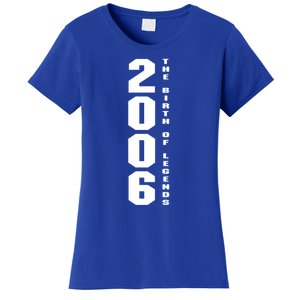 Born In 2006 The Birth Of Legends Anniversary Birthday Gift Women's T-Shirt