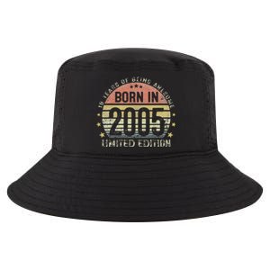 Born In 2005 18 Years Old 18th Birthday Gifts For Cool Comfort Performance Bucket Hat