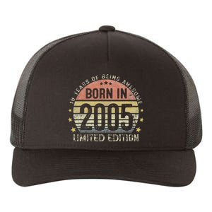 Born In 2005 18 Years Old 18th Birthday Gifts For Yupoong Adult 5-Panel Trucker Hat