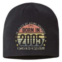 Born In 2005 18 Years Old 18th Birthday Gifts For Sustainable Beanie