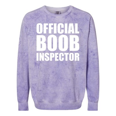 Boob Inspector 31st October Colorblast Crewneck Sweatshirt