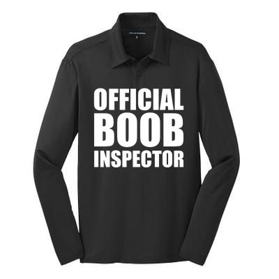 Boob Inspector 31st October Silk Touch Performance Long Sleeve Polo