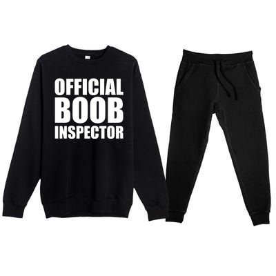 Boob Inspector 31st October Premium Crewneck Sweatsuit Set