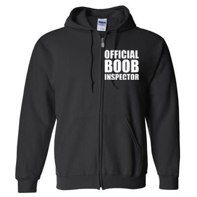 Boob Inspector 31st October Full Zip Hoodie