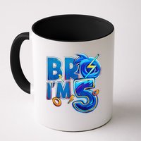 Bro I’M 5 Birthday Boy Matching Hedgehog Party Mug
