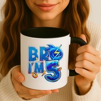 Bro I’M 5 Birthday Boy Matching Hedgehog Party Mug