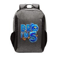 Bro I’M 5 Birthday Boy Matching Hedgehog Party Vector Backpack