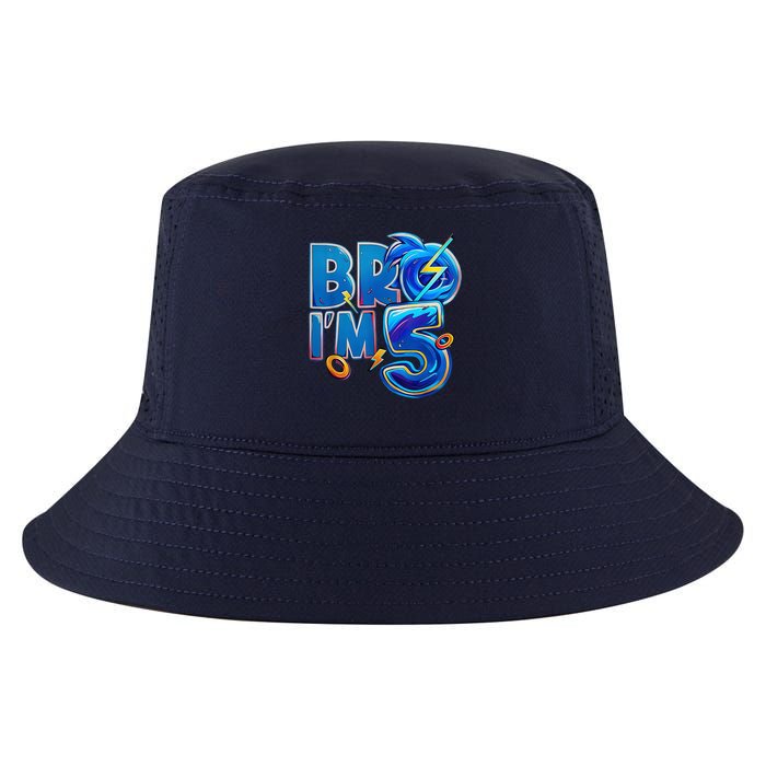 Bro I’M 5 Birthday Boy Matching Hedgehog Party Cool Comfort Performance Bucket Hat