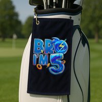 Bro I’M 5 Birthday Boy Matching Hedgehog Party Golf Towel