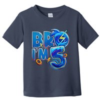 Bro I’M 5 Birthday Boy Matching Hedgehog Party Toddler T-Shirt