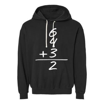 Baseball Inspired 6 4 3 Double Play Turn Two Design TShirt Garment-Dyed Fleece Hoodie