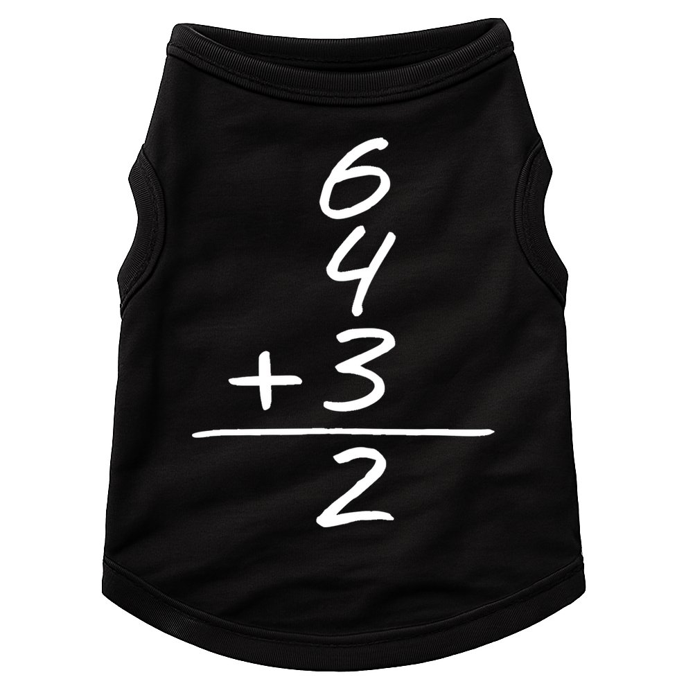 Baseball Inspired 6 4 3 Double Play Turn Two Design TShirt Doggie Tank