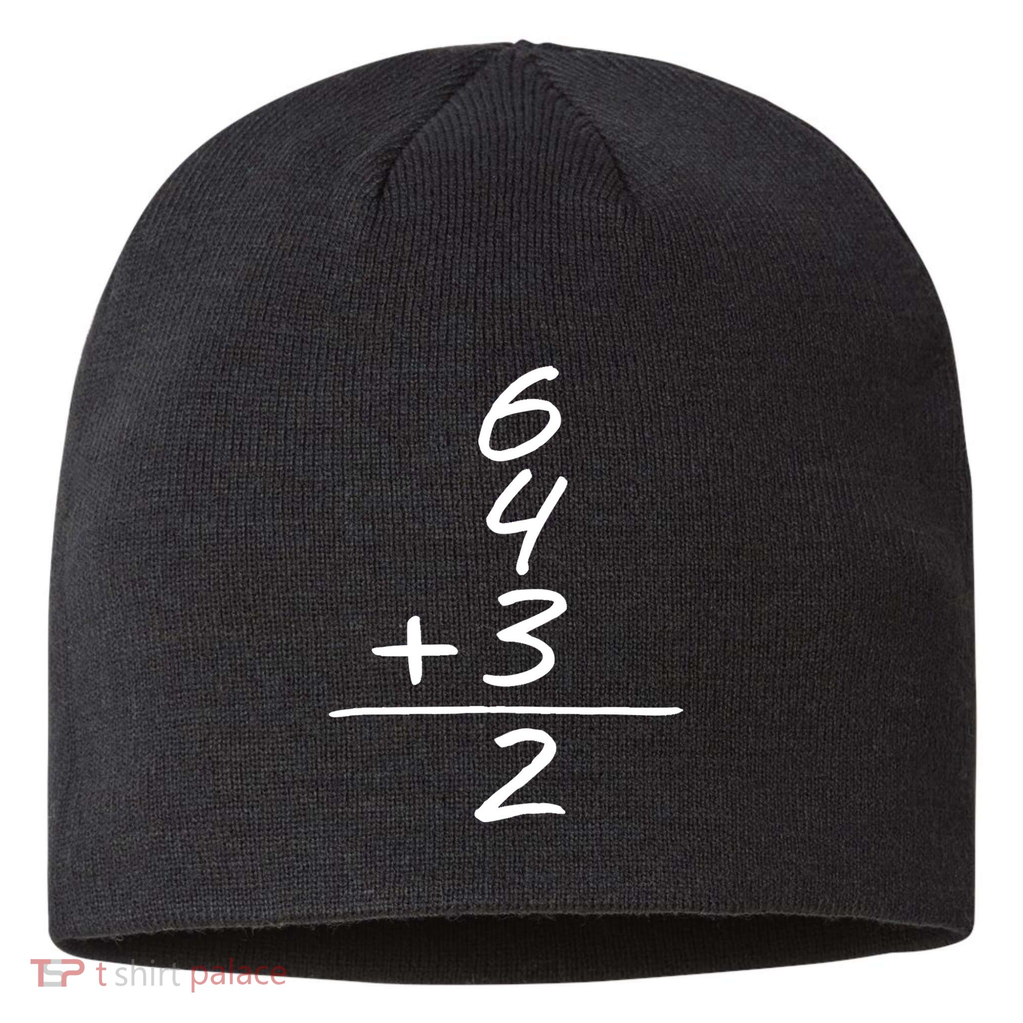 Baseball Inspired 6 4 3 Double Play Turn Two Design TShirt Sustainable Beanie