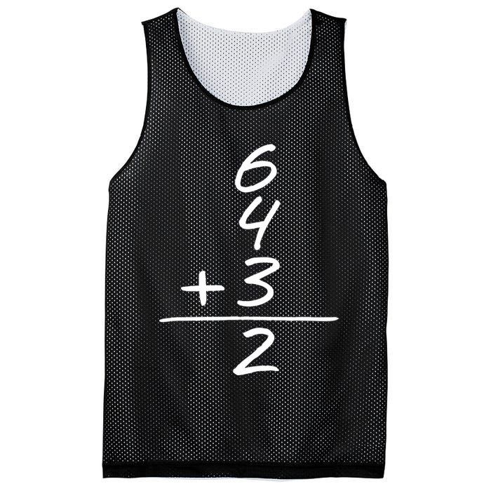 Baseball Inspired 6 4 3 Double Play Turn Two Design TShirt Mesh Reversible Basketball Jersey Tank
