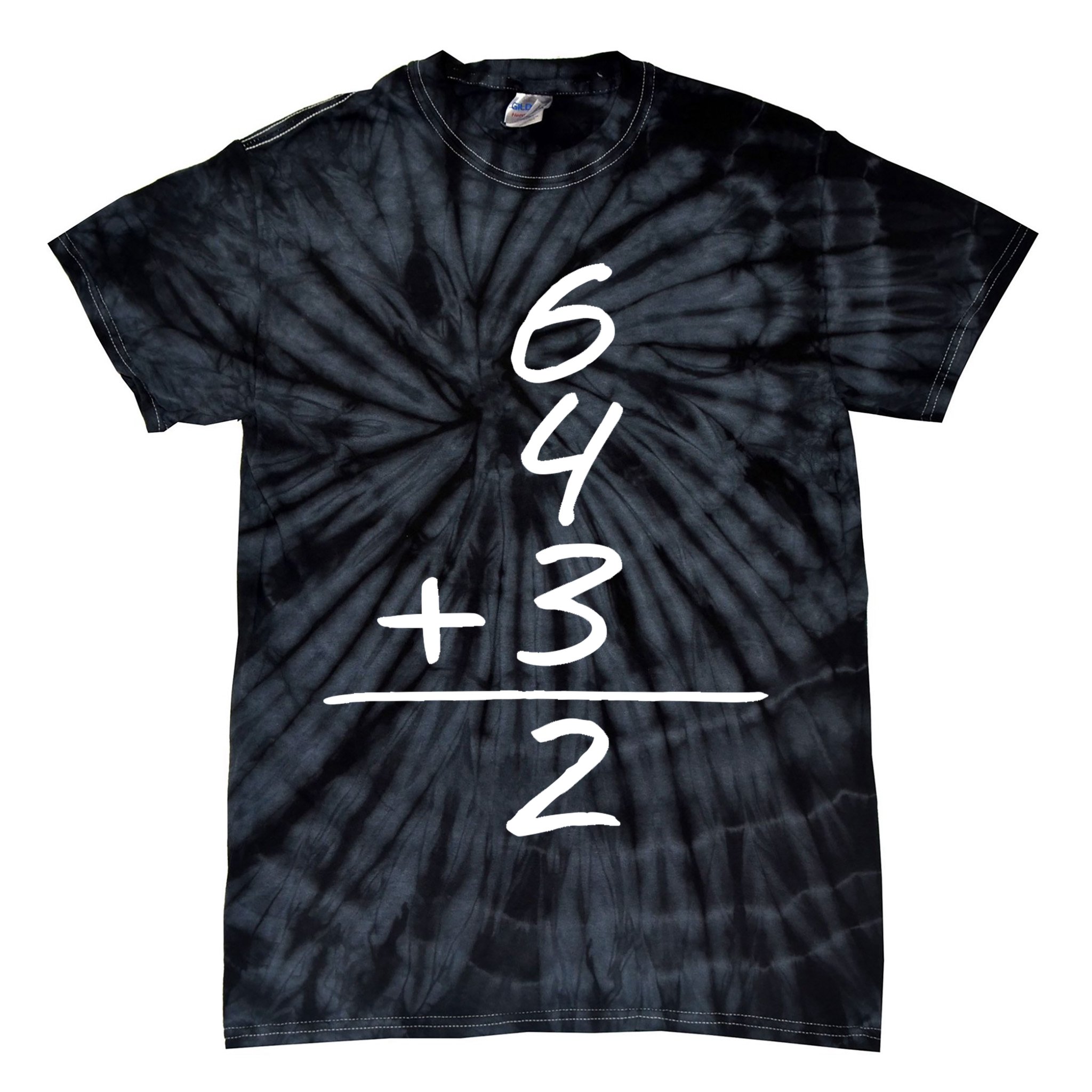 Baseball Inspired 6 4 3 Double Play Turn Two Design TShirt Tie-Dye T-Shirt
