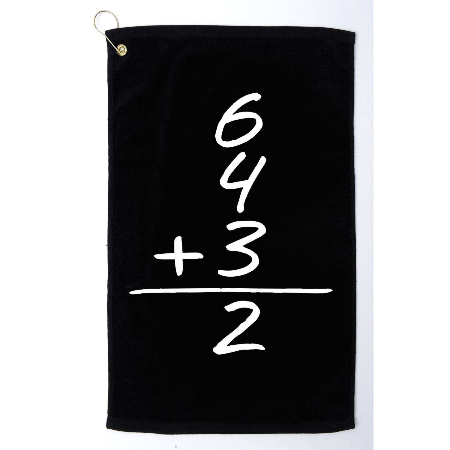 Baseball Inspired 6 4 3 Double Play Turn Two Design TShirt Golf Towel