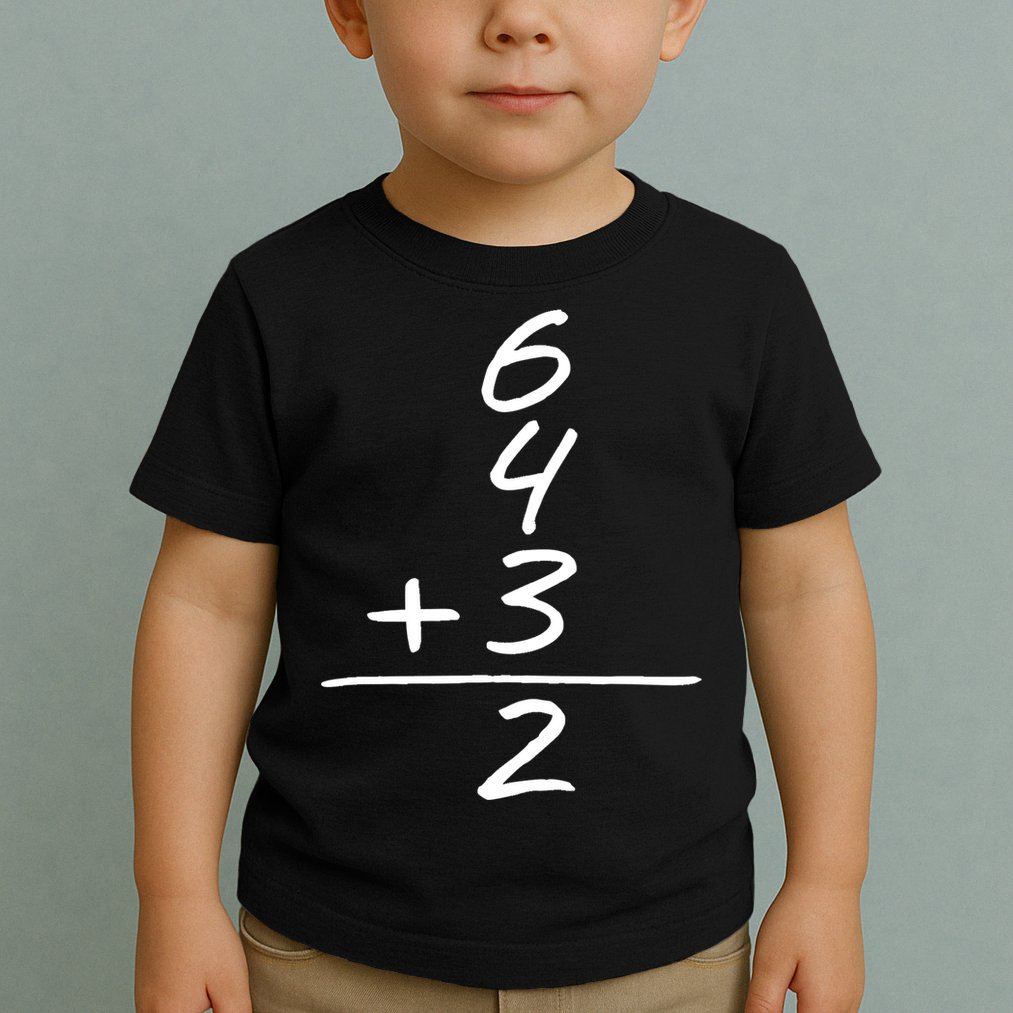 Baseball Inspired 6 4 3 Double Play Turn Two Design TShirt Toddler T-Shirt