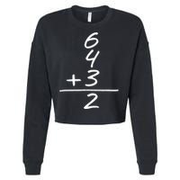 Baseball Inspired 6 4 3 Double Play Turn Two Design TShirt Cropped Pullover Crew