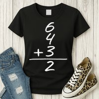 Baseball Inspired 6 4 3 Double Play Turn Two Design TShirt Womens T-Shirt