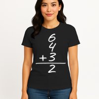 Baseball Inspired 6 4 3 Double Play Turn Two Design TShirt Womens T-Shirt