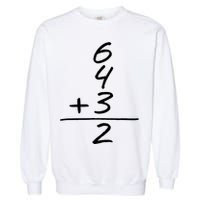 Baseball Inspired 6 4 3 Double Play Turn Two Design TShirt Garment-Dyed Sweatshirt