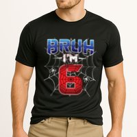Bruh Im 6 Year Old Birthday Spider Web Boy 6th Birthday Cooling Performance Crew T-Shirt
