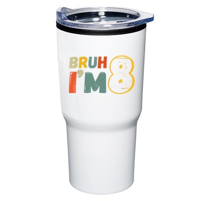 Bruh Im 8 Funny 8th Birthday Party Gift Tumbler