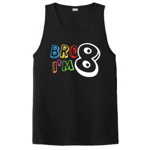 Bro IM 8 Eight Years Old 8th Birthday Boy Girl Family PosiCharge Competitor Tank