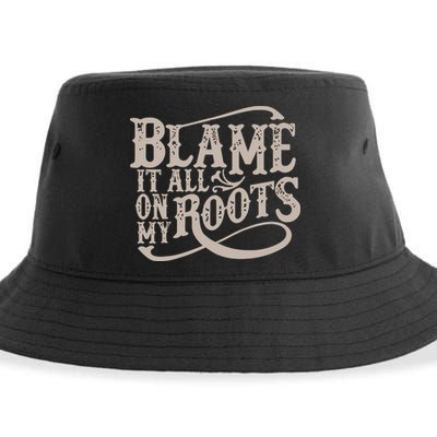 Blame It All On My Roots Sustainable Bucket Hat
