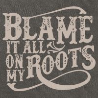 Blame It All On My Roots Cotton Canvas Backpack