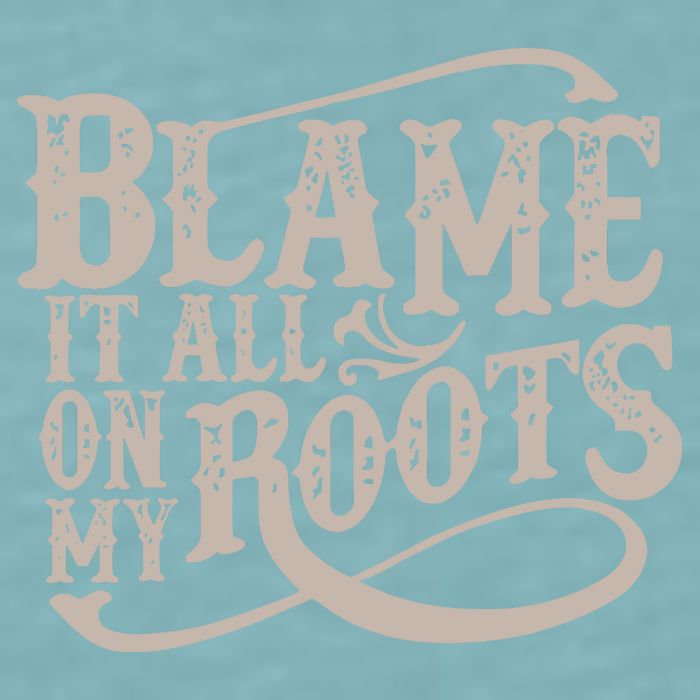 Blame It All On My Roots Sueded Cloud Jersey T-Shirt