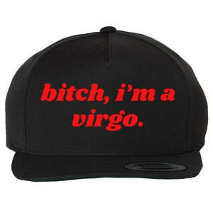 Bitch IM A Virgo Funny Horoscope Slogan Attitude Statement Wool Snapback Cap