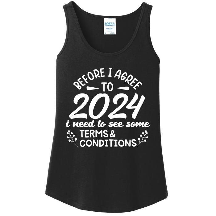 Before I Agree To 2024 I Need To See Some Terms Conditions Ladies Essential Tank