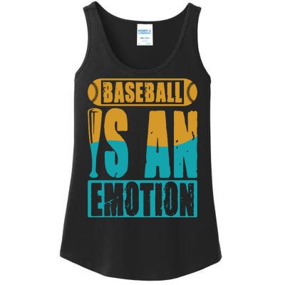 Baseball Is An Emotion Baseball Gift Ladies Essential Tank