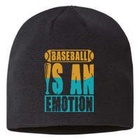 Baseball Is An Emotion Baseball Gift Sustainable Beanie