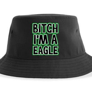 Bitch I'm A Eagle Sustainable Bucket Hat